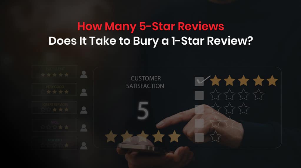 How Many 5-Star Reviews Does It Take to Bury a 1-Star Review?